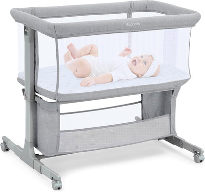 Ezebaby Baby Bassinet Portable Baby Bassinets Bedside Sleeper for Newborn Baby