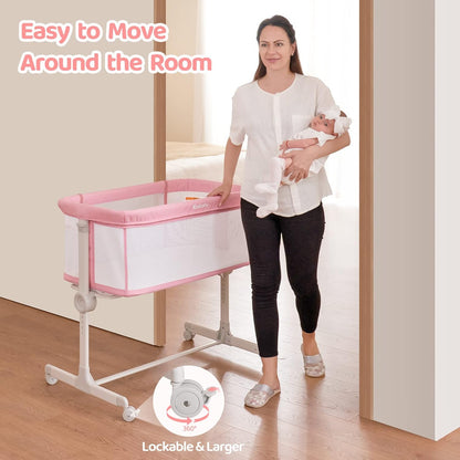 Portable Baby Bassinets Bedside Sleeper for Newborn Baby