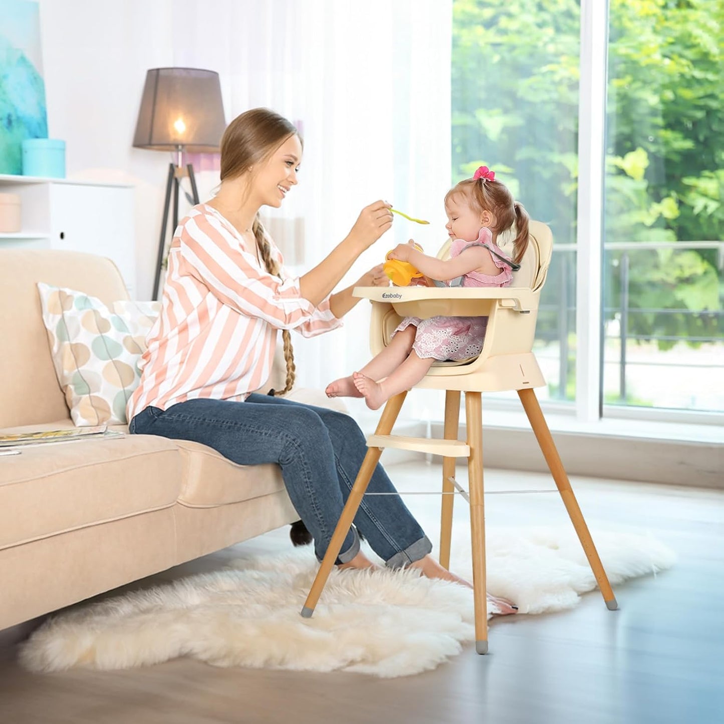 Portable Baby High Chair for Babies and Toddlers