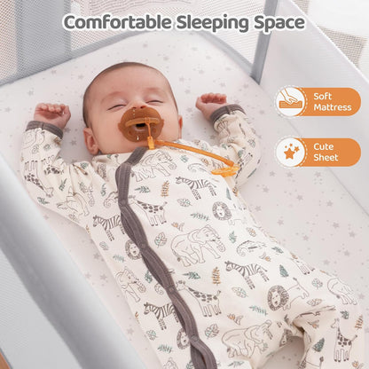 Portable Baby Bassinets Bedside Sleeper for Newborn Baby