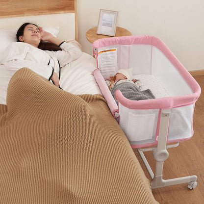 Portable Baby Bassinets Bedside Sleeper for Newborn Baby