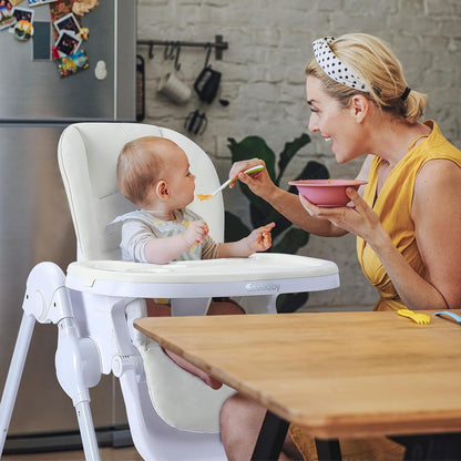 Ezebaby Baby High Chair Folding High Chair with Adjustable Heigh and Recline