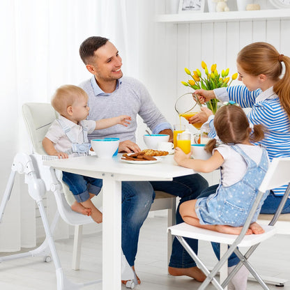 Ezebaby Baby High Chair Folding High Chair with Adjustable Heigh and Recline